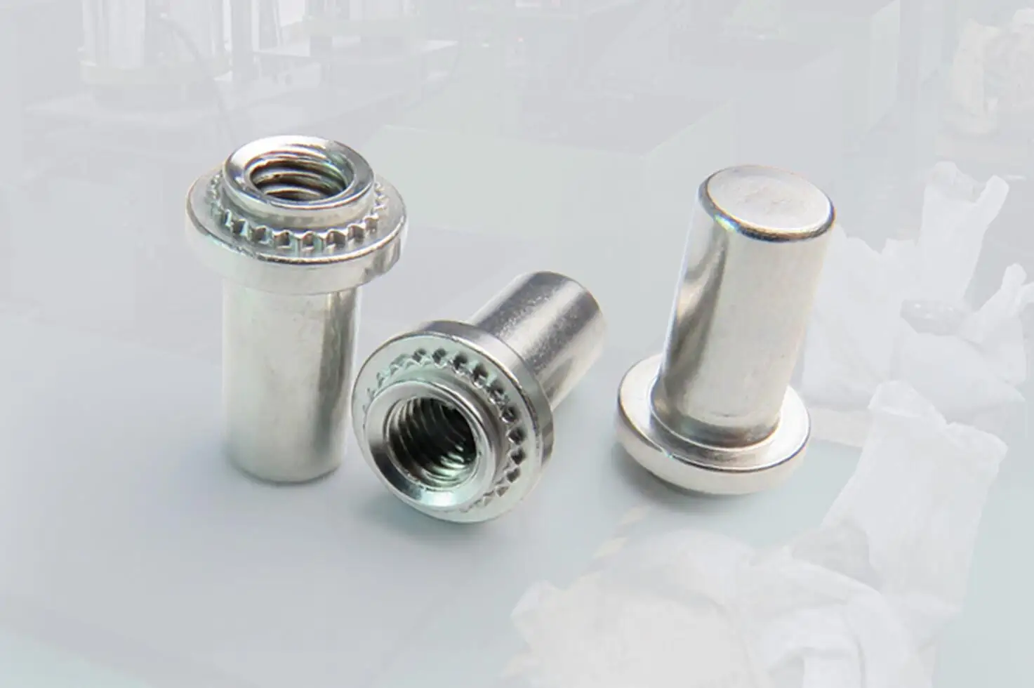 

B/BS-M3/M4/M5/M6/M8/440/632/832/032/0420-1/2Self-Clinching Blind Nuts, Carbon Steel , Stainless In Stock China