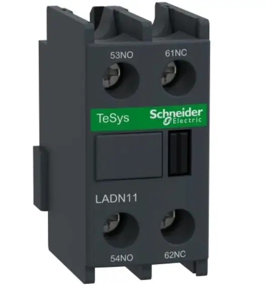 

The elevator LADN11C LADN11 Auxiliary contact block, TeSys Deca, 1NO + 1NC, front mounting, screw clamp terminals