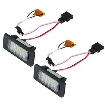 Hot 2pcs LED Number License Plate Light Lamp Error Free 8T0943021 for Audi A4 S4 A5 S5 Q5 TT / TT RS for VW for PASSAT 5D 08
Hot 2pcs LED Number License Plate Light Lamp Error Free 8T0943021 for Audi A4 S4 A5 S5 Q5 TT / TT RS for VW for PASSAT 5D 08