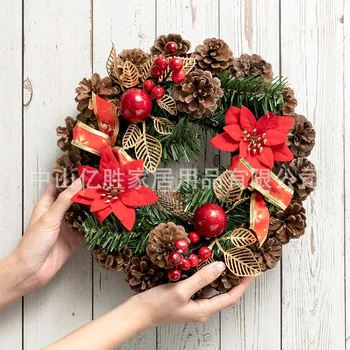 Christmas Ornaments Christmas Wreath 30/40/50cm Shopping Mall Shop Wall Showcase Hanging Decoration Garland Rattan
Christmas Ornaments Christmas Wreath 30/40/50cm Shopping Mall Shop Wall Showcase Hanging Decoration Garland Rattan