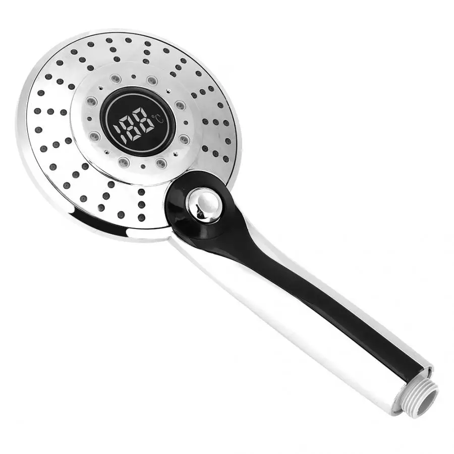 alcachofa ducha Digital Display Handheld Shower Head with 3-color Temperature Control LED Light 3 Spraying Mode Bathroom
alcachofa ducha Digital Display Handheld Shower Head with 3-color Temperature Control LED Light 3 Spraying Mode Bathroom
