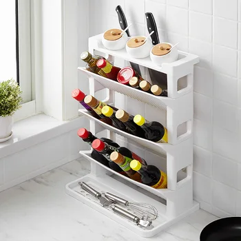 Multifunction 1/2/3 Layers Kitchen Spice Shelf Knife Holder Wide Open Seasoning Bottle Stand Rack Plastic Cutlery Organizer Box
Multifunction 1/2/3 Layers Kitchen Spice Shelf Knife Holder Wide Open Seasoning Bottle Stand Rack Plastic Cutlery Organizer Box