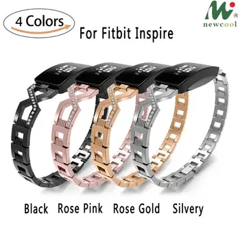Metal Crystal Replacement Strap For Fitbit Inspire/Inspire HR Smartwatch Stainless Steel Strap Clasp Jewelry Wristband for Women
Metal Crystal Replacement Strap For Fitbit Inspire/Inspire HR Smartwatch Stainless Steel Strap Clasp Jewelry Wristband for Women
