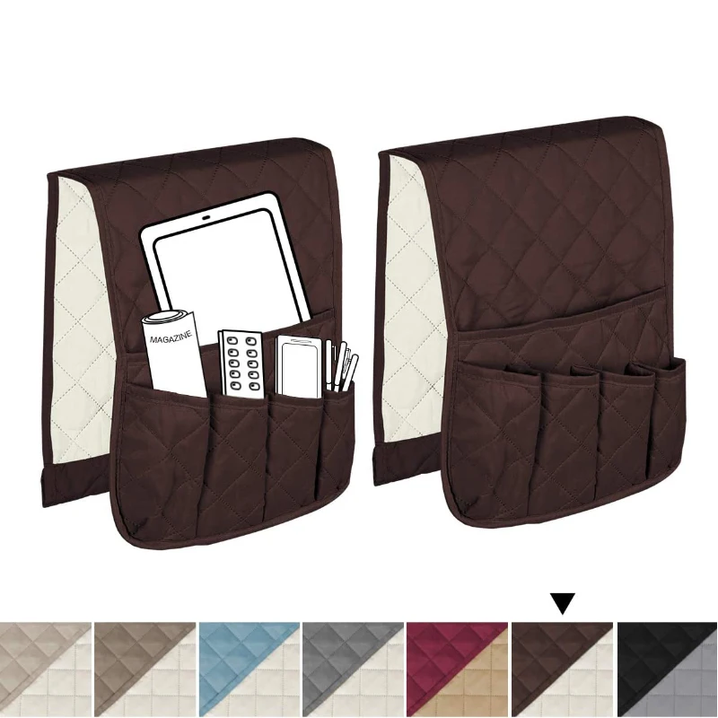 One pair Storage Non-Slip Couch Sofa Chair Armrest Organizer with 5 Pockets for Phone Book Magazines TV Remote Control
One pair Storage Non-Slip Couch Sofa Chair Armrest Organizer with 5 Pockets for Phone Book Magazines TV Remote Control