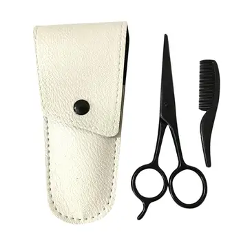 3pcs Beard Scissors Set Small Precision Scissors Beard Care Tool Beauty Grooming Kit (Scissors+Leather Sheath+Comb)
3pcs Beard Scissors Set Small Precision Scissors Beard Care Tool Beauty Grooming Kit (Scissors+Leather Sheath+Comb)