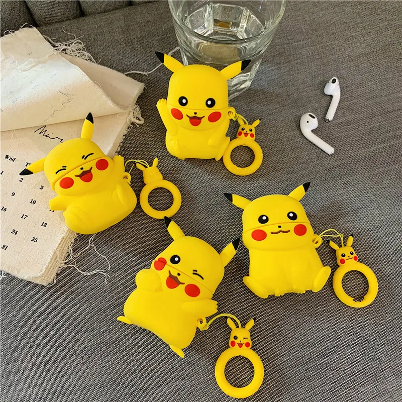 Bluetooth Earphone Stereoscopic 3D Case for Airpods Cute Silicone Protective Cover for Airpods 2 Accessories with Ring Strap
Bluetooth Earphone Stereoscopic 3D Case for Airpods Cute Silicone Protective Cover for Airpods 2 Accessories with Ring Strap