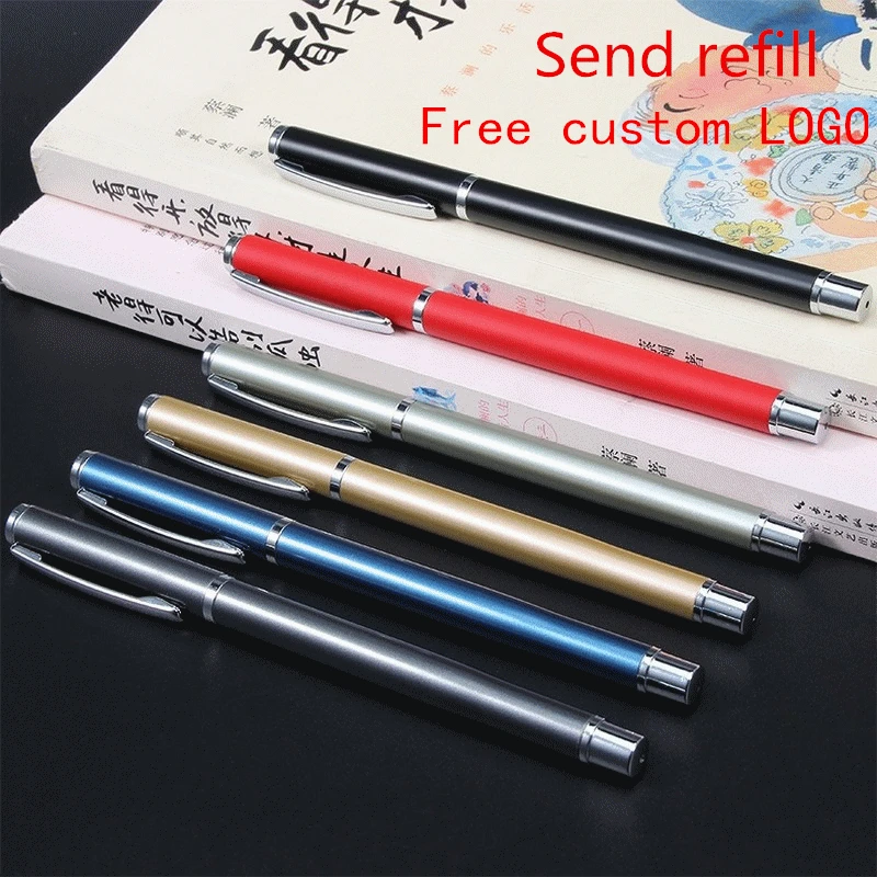 Free laser custom high-end business gift metal signature pen new student gel pen graduation season gift pen
Free laser custom high-end business gift metal signature pen new student gel pen graduation season gift pen
