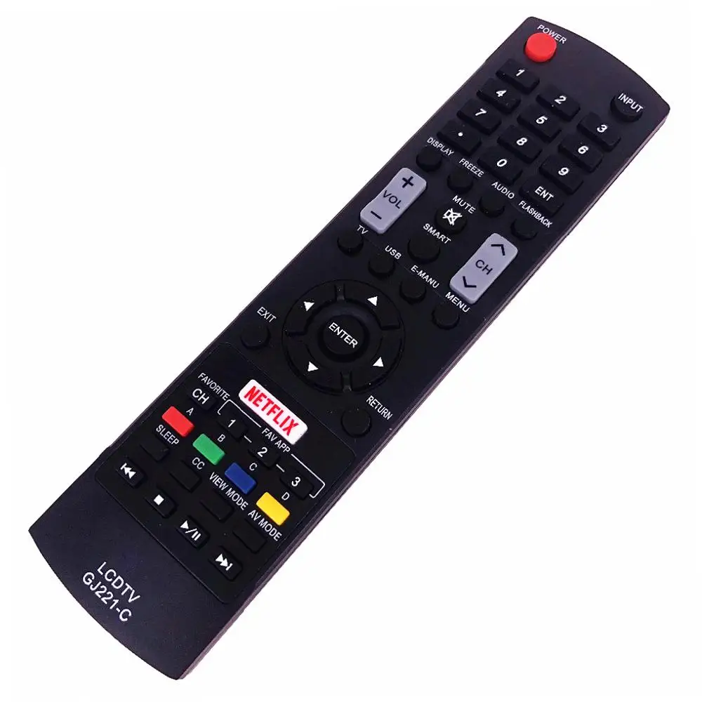 10pcsNew Replacment For SHARP LED TV Remote control GJ221-C for LC-43LE653U LC-48LE653U LC-55LE653U LCDTV Fernbedienung
10pcsNew Replacment For SHARP LED TV Remote control GJ221-C for LC-43LE653U LC-48LE653U LC-55LE653U LCDTV Fernbedienung