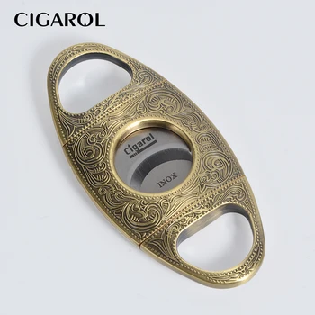 CIGAROL Classic Humidor Knife Smoking Tools Sharp Stainless Steel Cigar Cutter Double Blades Cigarette Cutter
CIGAROL Classic Humidor Knife Smoking Tools Sharp Stainless Steel Cigar Cutter Double Blades Cigarette Cutter