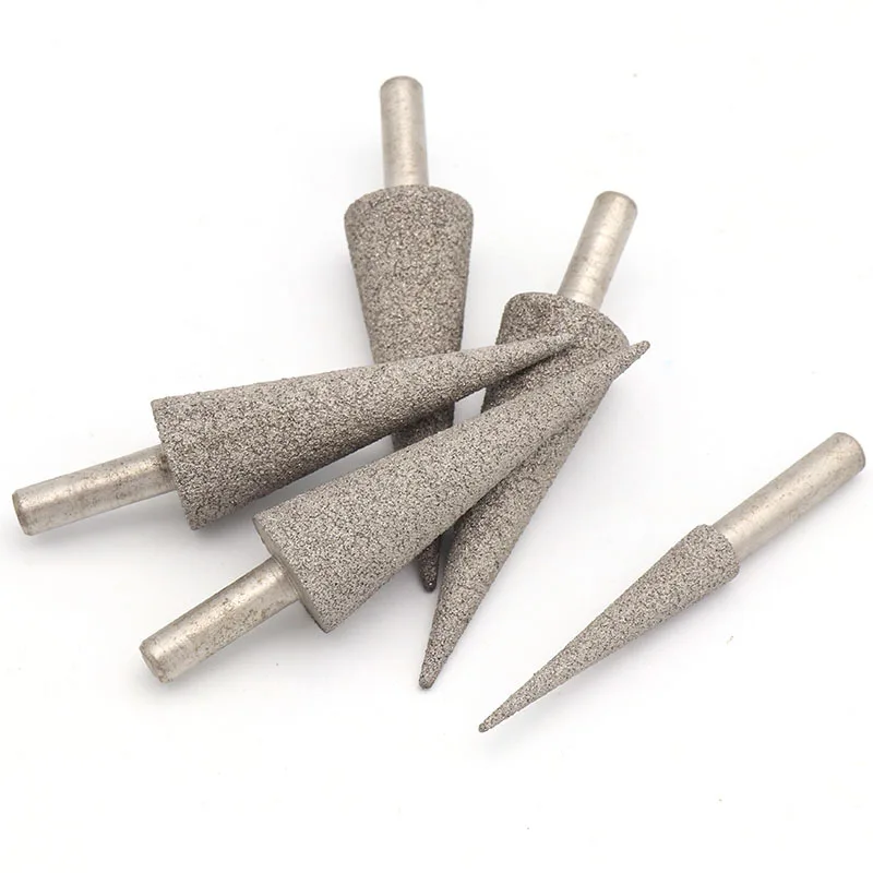1pc 90 Degree Brazed Diamond Cone Chamfer Grinding Head Needle For Stone Jade Inside Hole Engraving Grinding Tools
1pc 90 Degree Brazed Diamond Cone Chamfer Grinding Head Needle For Stone Jade Inside Hole Engraving Grinding Tools