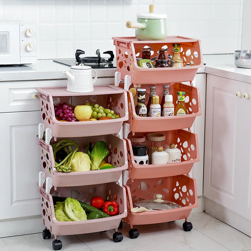 Manufacturers Direct Selling Three Layer Kitchen Shelves Removable Floor Storage Multilayer Storage Rack Creative Plastic Storag
Manufacturers Direct Selling Three Layer Kitchen Shelves Removable Floor Storage Multilayer Storage Rack Creative Plastic Storag