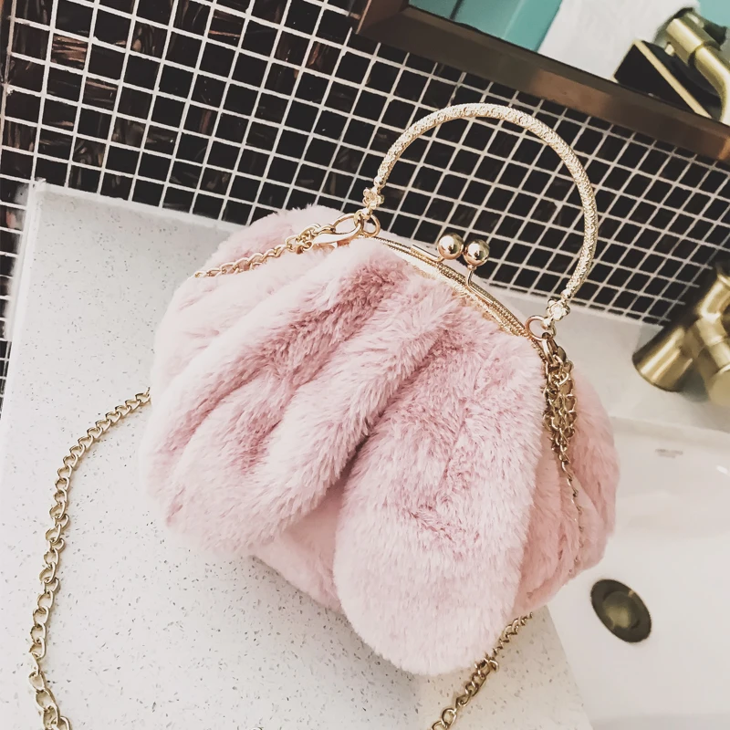 Plush Soft Luxury Designer Handbags for Women and Girl 3D Rabbit Shape High Quality Metal Clip Cute Shoulder Crossbody Bag
Plush Soft Luxury Designer Handbags for Women and Girl 3D Rabbit Shape High Quality Metal Clip Cute Shoulder Crossbody Bag