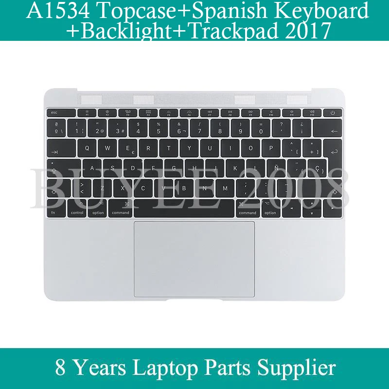 Оригинальный 12 "Серый Серебряное Золотое розовое для Macbook Air A1534 испанская клавиатура Подсветка Topcase трекпад Сенсорная панель 2017 год
Оригинальный 12 "Серый Серебряное Золотое розовое для Macbook Air A1534 испанская клавиатура Подсветка Topcase трекпад Сенсорная панель 2017 год