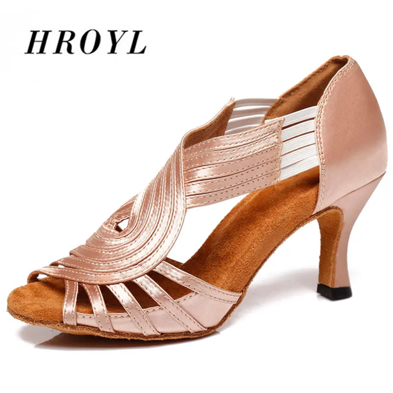 New HROYL Latin dance shoes For Women Girls sandal Ladies Ballroom Tango Samba Pole High Heels Dance Shoes Sexy 6/7.5/8.5/10cm
New HROYL Latin dance shoes For Women Girls sandal Ladies Ballroom Tango Samba Pole High Heels Dance Shoes Sexy 6/7.5/8.5/10cm