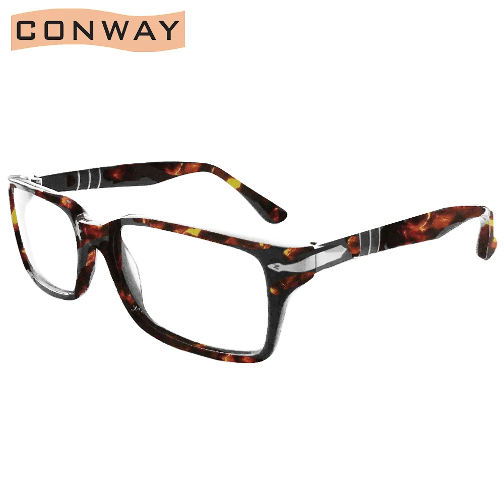 Conway Rectangular Optical Frames No Degree Acetate Eyeglasses Frame for Men Arrow Brand Design Eyewear Clear lens Black Havana
Conway Rectangular Optical Frames No Degree Acetate Eyeglasses Frame for Men Arrow Brand Design Eyewear Clear lens Black Havana