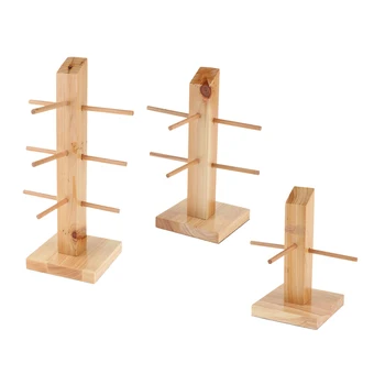 3 Pieces/Pack Fashionable Retro Solid Wooden Eyeglasses Sunglasses Display Stand
3 Pieces/Pack Fashionable Retro Solid Wooden Eyeglasses Sunglasses Display Stand