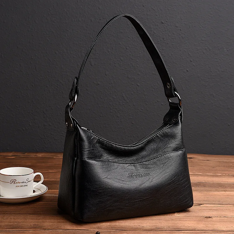 2020 New Style WOMEN'S Bag Fashion Simple Double Zipper Large-Volume Shoulder Bag Mommy Bag Middle-aged Women Mature Elegant
2020 New Style WOMEN'S Bag Fashion Simple Double Zipper Large-Volume Shoulder Bag Mommy Bag Middle-aged Women Mature Elegant