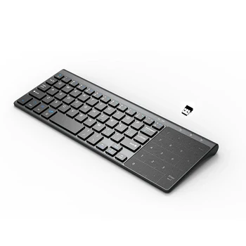 

Sec New 2.4G Mini Wireless Keyboard With Touchpad Numpad 59 Keys For Windows PC,Laptop,Ios Pad,Smart TV,HTPC IPTV,Android Box