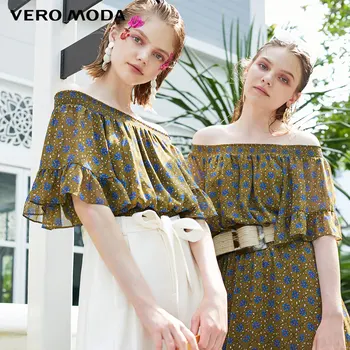 Vero Moda Women's Crop Top Floral Flare Sleeves Off-the-shoulder Chiffon Shirt | 31926X529
Vero Moda Women's Crop Top Floral Flare Sleeves Off-the-shoulder Chiffon Shirt | 31926X529