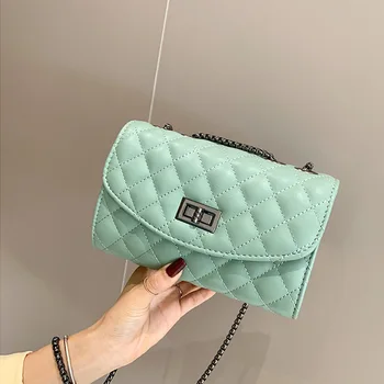 Bag Woman 2019 New Fashion Single Shoulder Bag Oblique Satchel Rhomboid Chain Small Xiang Feng Woman Bag Small Square Bag
Bag Woman 2019 New Fashion Single Shoulder Bag Oblique Satchel Rhomboid Chain Small Xiang Feng Woman Bag Small Square Bag
