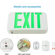 Green Led Exit Sign Backup Hardwired Red Exit Light Combo Exit Combo Sign,Exit Alarm,Fire Exit Sign Emergency Light EXIT Signal
Green Led Exit Sign Backup Hardwired Red Exit Light Combo Exit Combo Sign,Exit Alarm,Fire Exit Sign Emergency Light EXIT Signal