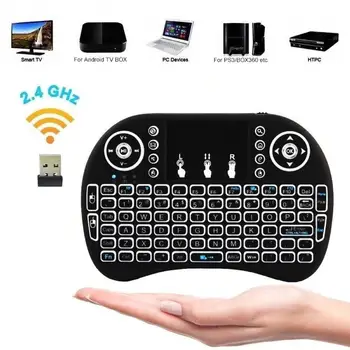 3 Colors Backlight 2.4GHz Mini Wireless Keyboard Touchpad Remote Control Mechanical keyboard wireless Mouse For Android TV Box
3 Colors Backlight 2.4GHz Mini Wireless Keyboard Touchpad Remote Control Mechanical keyboard wireless Mouse For Android TV Box