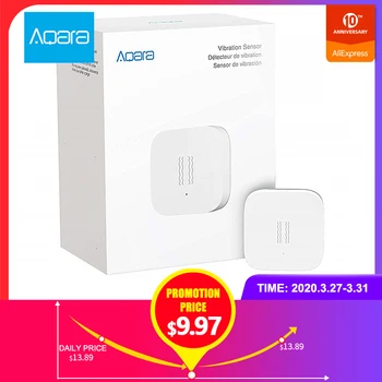 Aqara Vibration Sensor Zigbee Wireless Mini Glass Break Detector for Alarm System and Smart Home Automation Apple HomeKit
Aqara Vibration Sensor Zigbee Wireless Mini Glass Break Detector for Alarm System and Smart Home Automation Apple HomeKit