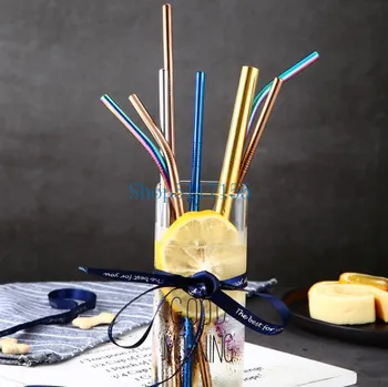6 Colors Customized Bag Packing 4+1 Reusable Stainless Steel Drinking Straws Set Metal Straws Set with Cleaning Brush
6 Colors Customized Bag Packing 4+1 Reusable Stainless Steel Drinking Straws Set Metal Straws Set with Cleaning Brush