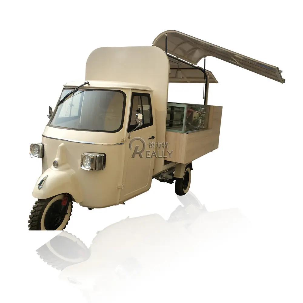 Multifunctional Mobile Piaggio APE Truck Food Tricycle Car Electric Food Truck Snack Machines Ice Cream Cart
Multifunctional Mobile Piaggio APE Truck Food Tricycle Car Electric Food Truck Snack Machines Ice Cream Cart