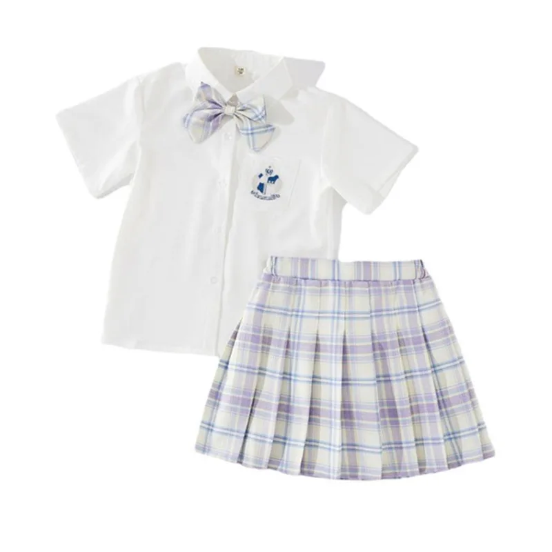 New Summer Fashion Cute Baby Girls Clothes Children Cotton T-Shirt Plaid Skirt 2Pcs/Sets Toddler Casual Clothing Kids Tracksuits
New Summer Fashion Cute Baby Girls Clothes Children Cotton T-Shirt Plaid Skirt 2Pcs/Sets Toddler Casual Clothing Kids Tracksuits
