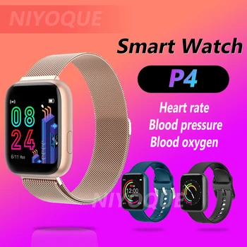 P4 Smart Watch 1.4 Inch Full Screen Touch Heart Rate Blood Pressure Monitor Waterproof Fitness Tracker for Xiaomi Apple Fashion
P4 Smart Watch 1.4 Inch Full Screen Touch Heart Rate Blood Pressure Monitor Waterproof Fitness Tracker for Xiaomi Apple Fashion