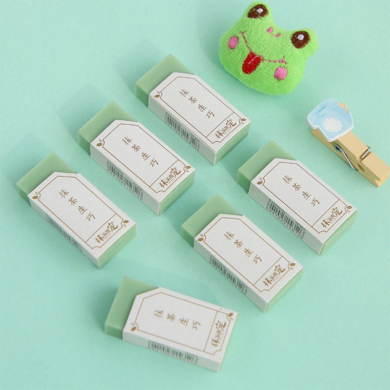 1pcs Creative Matcha Eraser Cute 4B Less Crumbs Student Art Drawing Painting Rubber Eraser School Office Supplies Stationery New
1pcs Creative Matcha Eraser Cute 4B Less Crumbs Student Art Drawing Painting Rubber Eraser School Office Supplies Stationery New