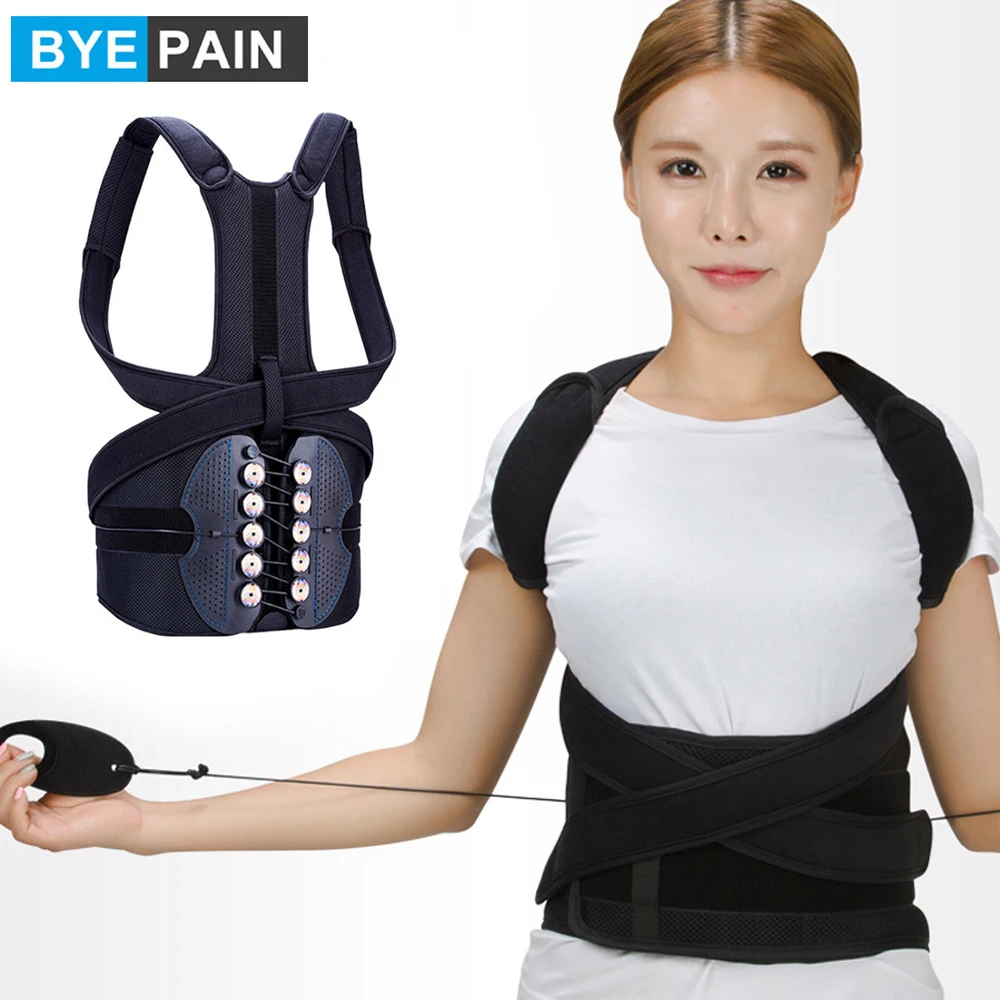 1 шт. Корректор осанки BYEPAIN поясничная опора для поясницы пояс облегчения боли в