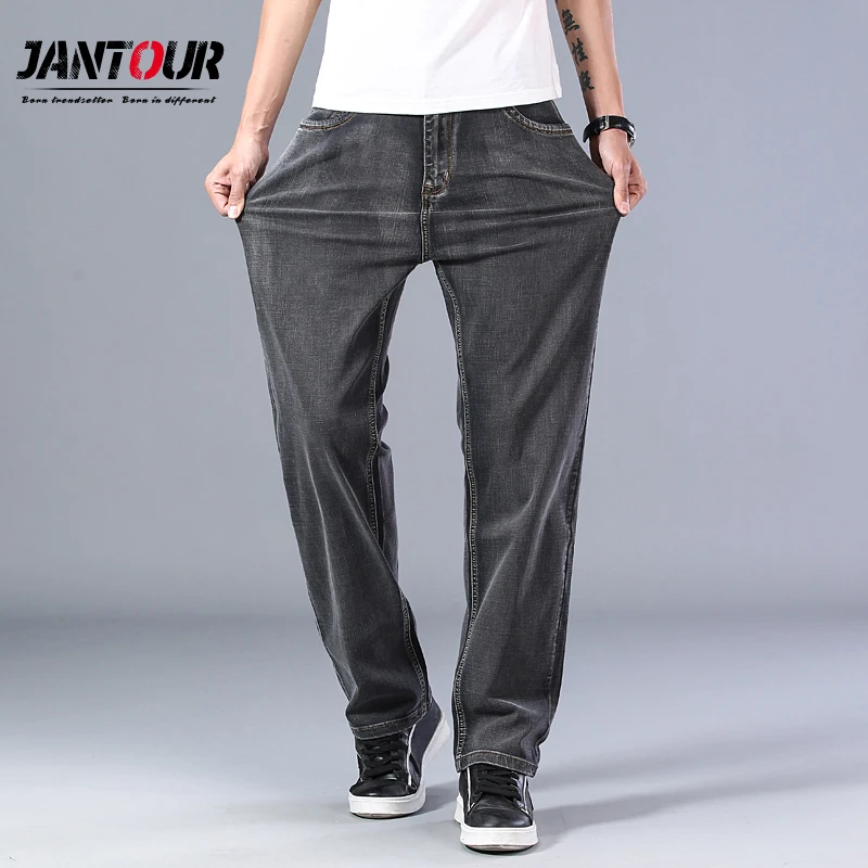 Autumn Winter Retro Men's Loose Jeans men High quality Gray Denim Casual Jean mens trousers cotton Pants Big size 35 40 42 44
Autumn Winter Retro Men's Loose Jeans men High quality Gray Denim Casual Jean mens trousers cotton Pants Big size 35 40 42 44