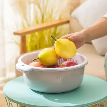 2PCS/Set Plastic Drain Basket Colander With Handle Fruit Vegetable Washing Strainer Drainer Kitchen Sifter Tool Accessories
2PCS/Set Plastic Drain Basket Colander With Handle Fruit Vegetable Washing Strainer Drainer Kitchen Sifter Tool Accessories