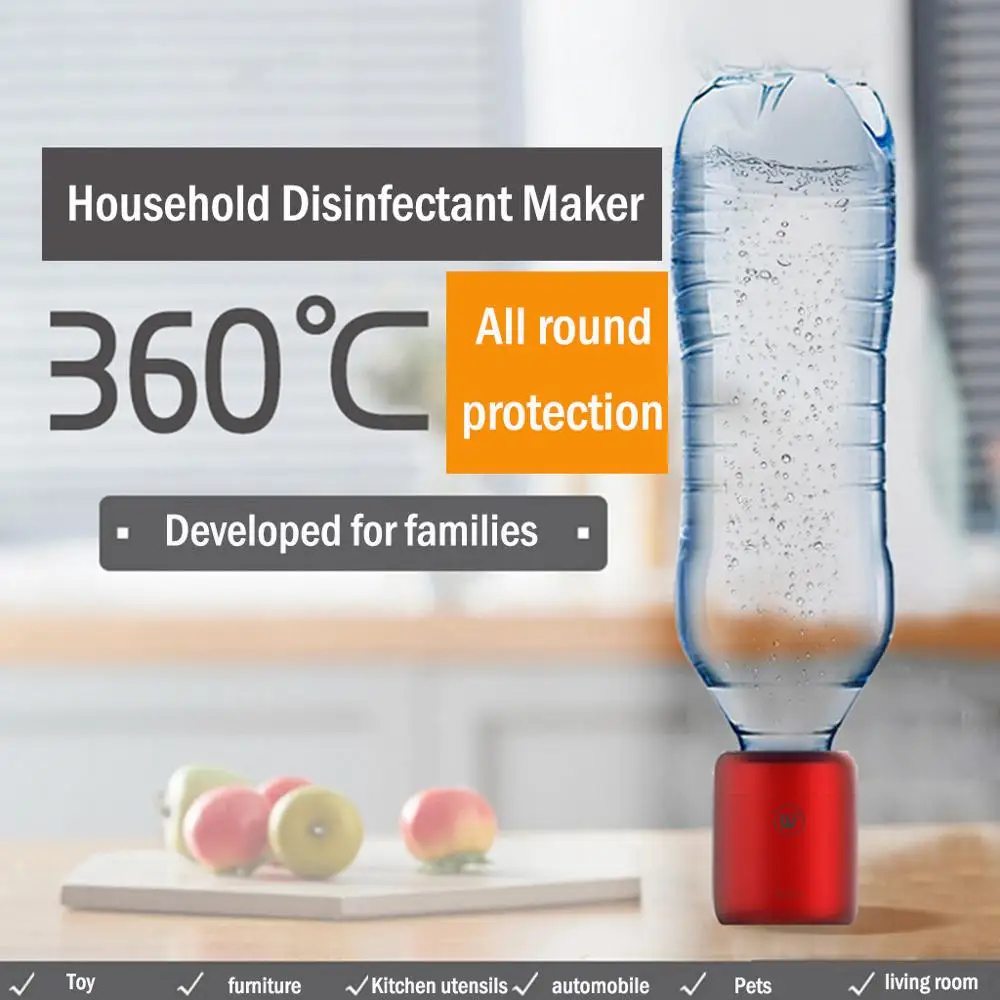 Disinfectant Maker Self-made Disinfectant Generator For Portable Disinfectant Making Machine Press nozzle atomization effect Red
Disinfectant Maker Self-made Disinfectant Generator For Portable Disinfectant Making Machine Press nozzle atomization effect Red