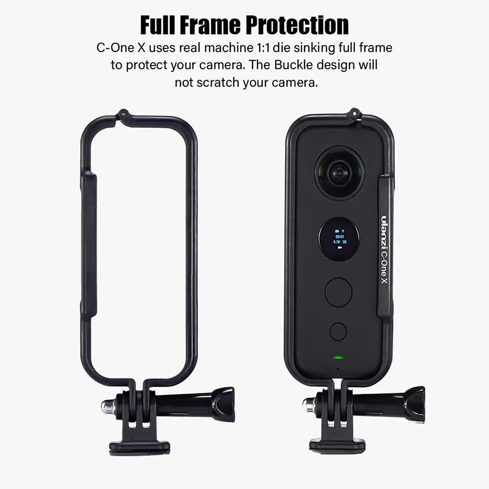 BEESCLOVER Housing Shell Case with Camera Cap for Gopro Adapter Ulanzi Venture Frame for Insta360 One X Camera r20
BEESCLOVER Housing Shell Case with Camera Cap for Gopro Adapter Ulanzi Venture Frame for Insta360 One X Camera r20