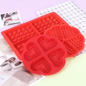 Diy Waffle Waffle Mold Model Nonstick Kitchen Cake Making Accessories Hot Baking Tool Heart-shape 4-square Waffle Mold
Diy Waffle Waffle Mold Model Nonstick Kitchen Cake Making Accessories Hot Baking Tool Heart-shape 4-square Waffle Mold