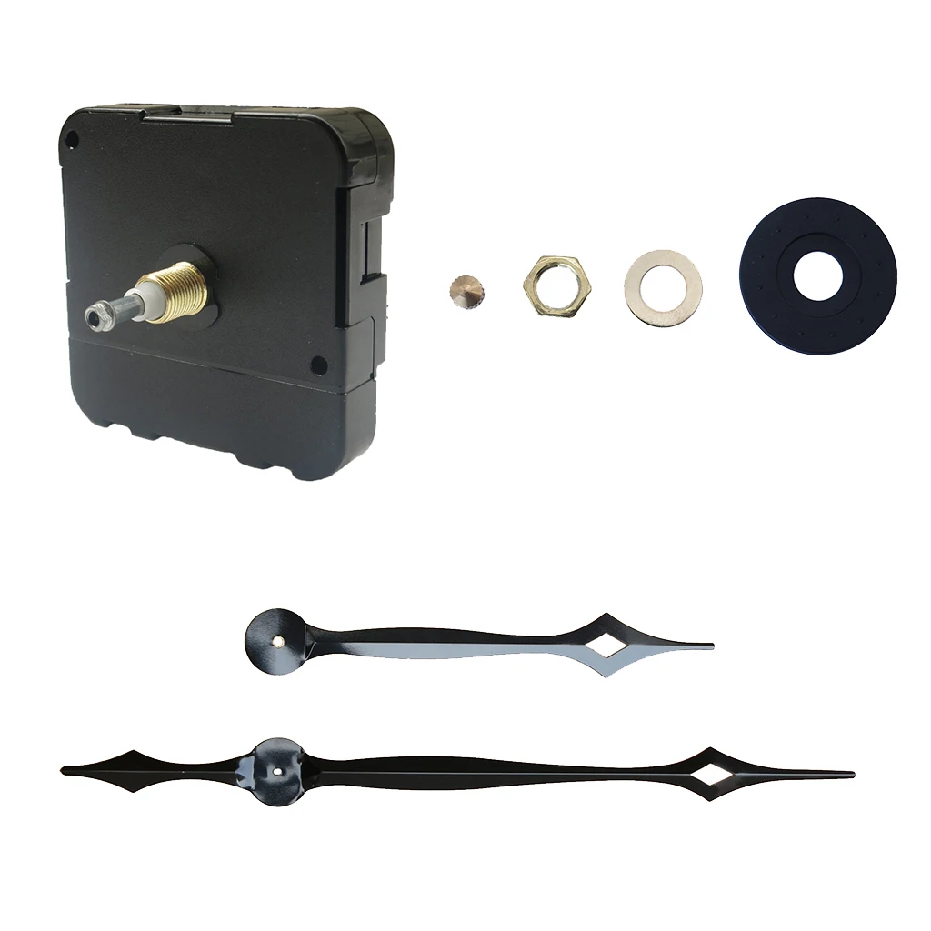 Black 22mm Long Shaft Clock Movement Mechanism 5mm Maximum Dial Thickness Quartz Wall Clock Movement Watches Accessories Black 22mm Long Shaft Clock Movement Mechanism 5mm Maximum Dial Thickness Quartz Wall Clock Movement Watches Accessories