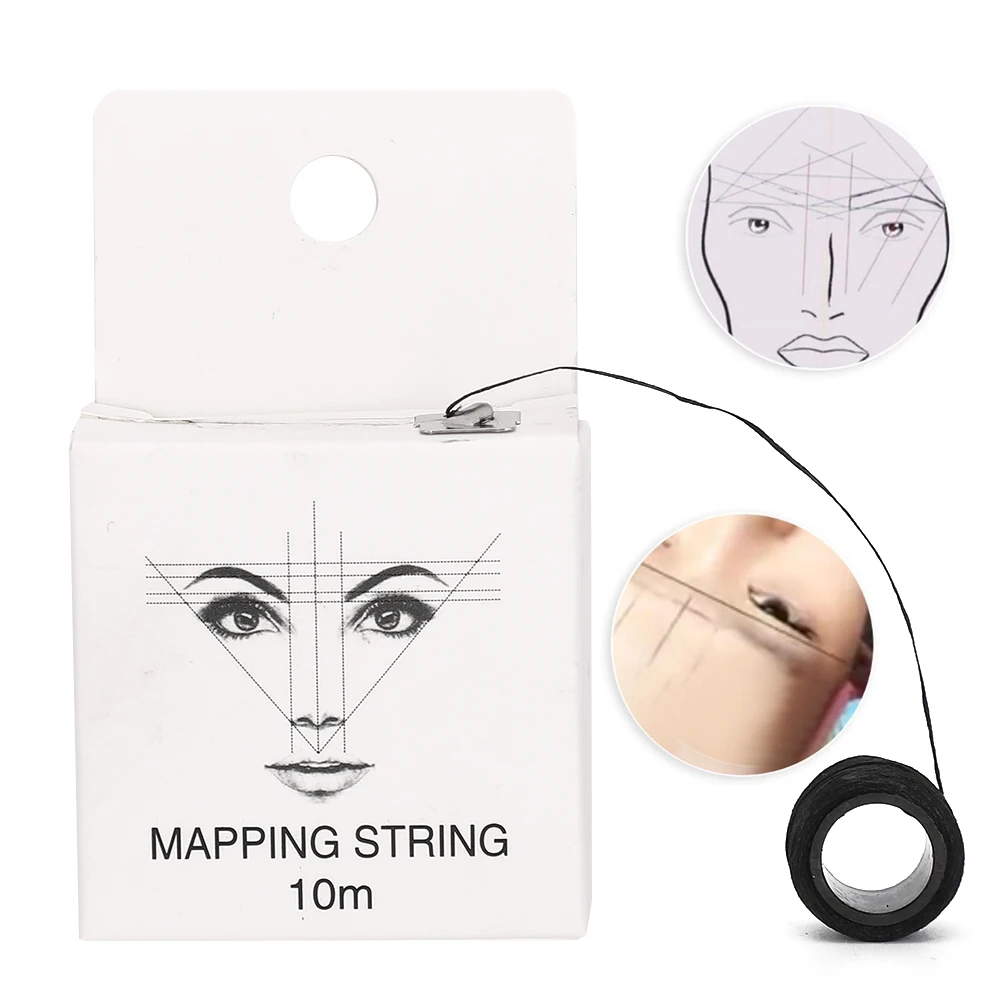 10m Pre Inked Mapping String Microblading Eyebrow Marker Thread Tool Pre Inked Mapping Strings Makeup Accessories
10m Pre Inked Mapping String Microblading Eyebrow Marker Thread Tool Pre Inked Mapping Strings Makeup Accessories