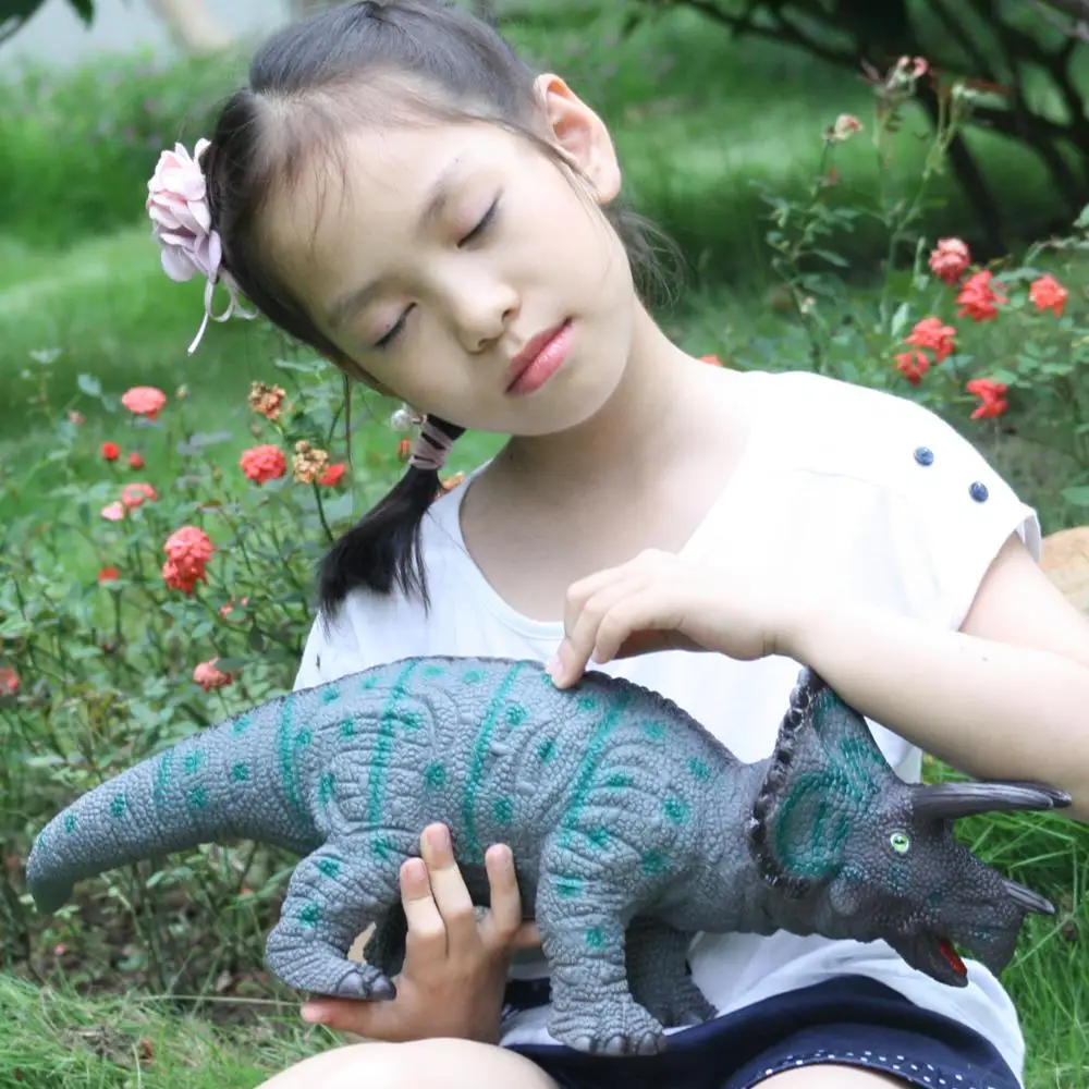 Huang Cheng Toys 19 Inch Triceratops Dinosaur Figure Animal Model PVC Soft Touch Stuffed with Cotton Grey Kid Toys Animal World
Huang Cheng Toys 19 Inch Triceratops Dinosaur Figure Animal Model PVC Soft Touch Stuffed with Cotton Grey Kid Toys Animal World