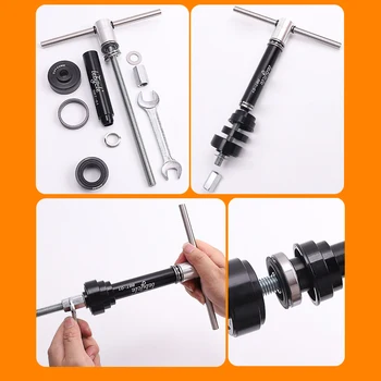 Professional Bicycle Bottom Bracket BB Axis Bearing Press Stainless Steel Aluminum Alloy Installation Tools Set Bike Accessories
Professional Bicycle Bottom Bracket BB Axis Bearing Press Stainless Steel Aluminum Alloy Installation Tools Set Bike Accessories