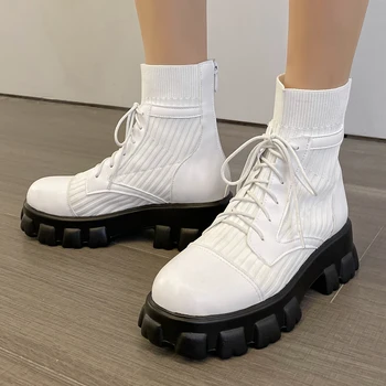 Brand New Big Size 46 Stylish Tire Skidproof Sole Winter Shoes Boots Women Knitting Ankle Boots
Brand New Big Size 46 Stylish Tire Skidproof Sole Winter Shoes Boots Women Knitting Ankle Boots