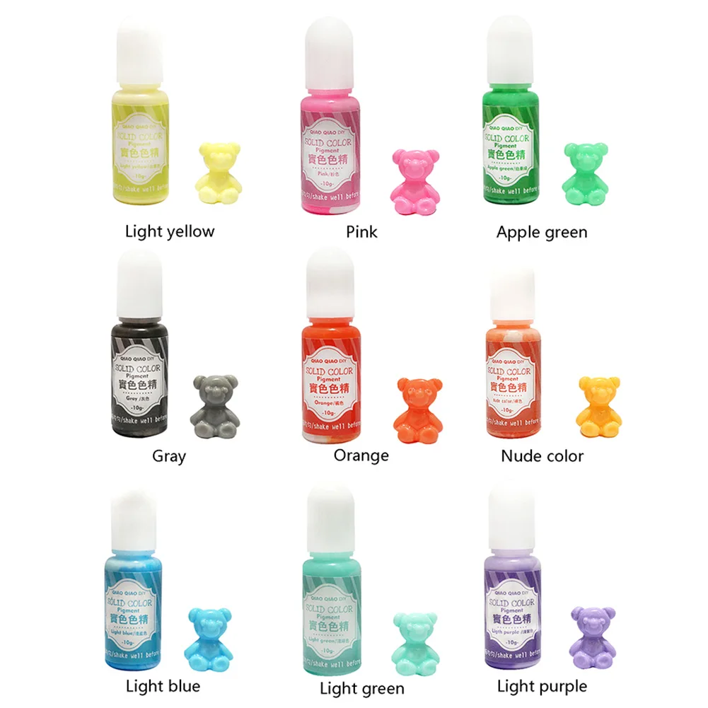 9pcs UV Resin Coloring Dye Handwork Jewelry Making Paint Crafts Decoration DIY Non Toxic Art Portable Liquid Pigment Home
9pcs UV Resin Coloring Dye Handwork Jewelry Making Paint Crafts Decoration DIY Non Toxic Art Portable Liquid Pigment Home