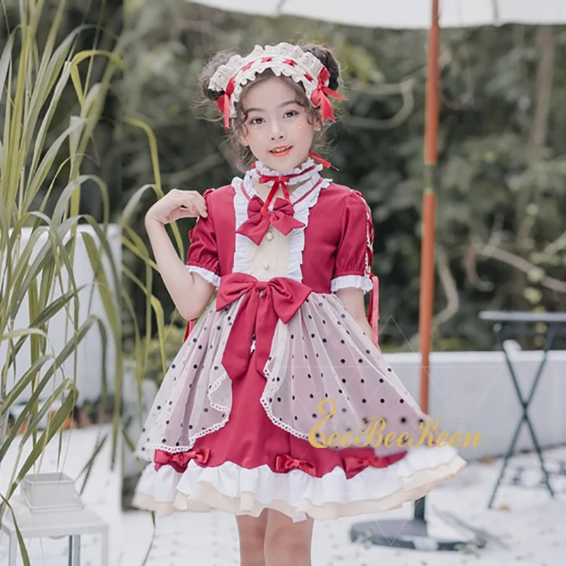 Lolita OP Dress For Girls Sweet Lolita Cosplay Costume Child Little Red Riding Hood Princess Dress Halloween Costume For Kids
Lolita OP Dress For Girls Sweet Lolita Cosplay Costume Child Little Red Riding Hood Princess Dress Halloween Costume For Kids