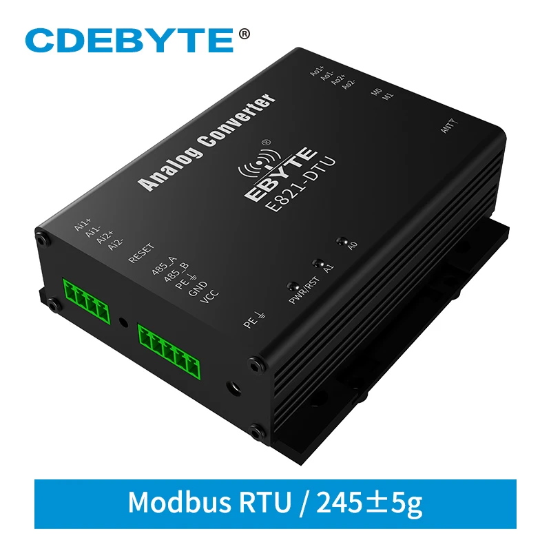 E821-DTU(2I2-400SL) Modbus RTU Wireless Transceiver Transmitter Receiver 433MHz Module RS485 Analog Remote Control Device
E821-DTU(2I2-400SL) Modbus RTU Wireless Transceiver Transmitter Receiver 433MHz Module RS485 Analog Remote Control Device