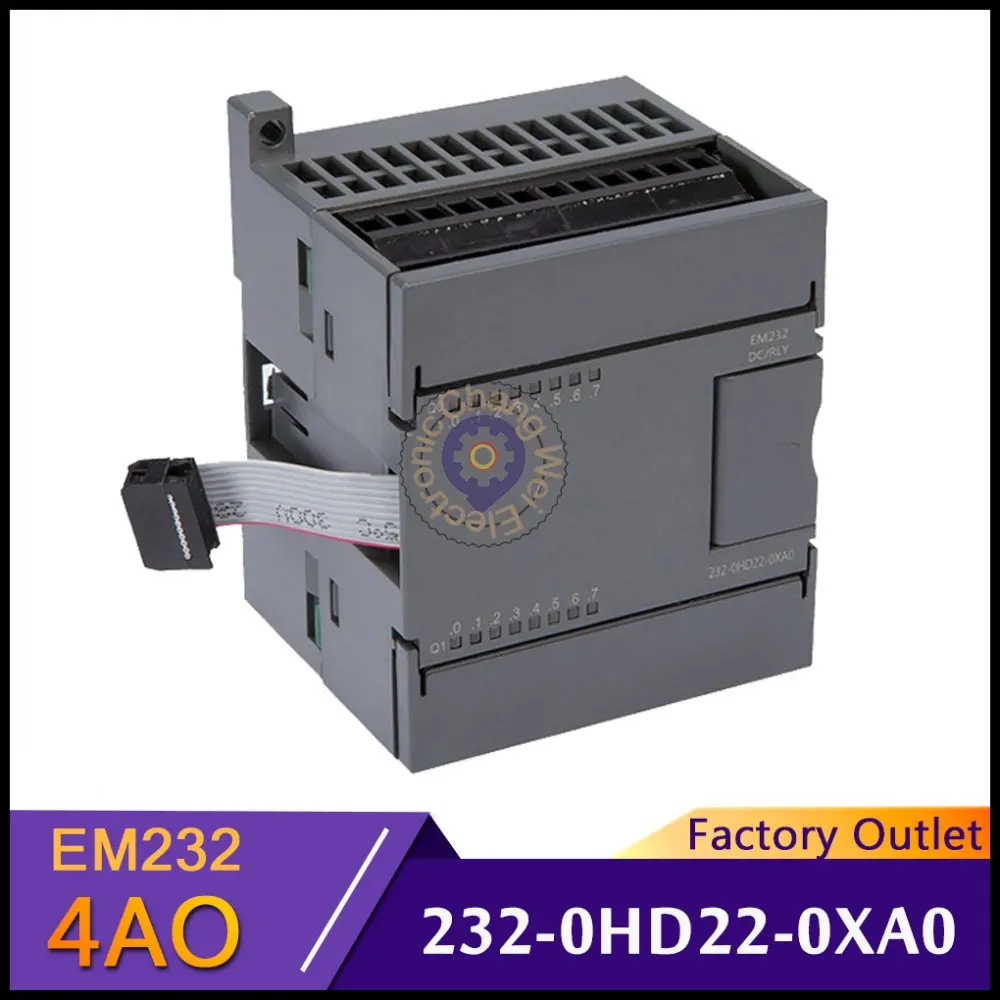 CNC EM232 4AO Extension Module Apply to Siemens S7-200 PLC 4 Output Analog Module 6ES7 232-0HD22-0XA8 PLC
CNC EM232 4AO Extension Module Apply to Siemens S7-200 PLC 4 Output Analog Module 6ES7 232-0HD22-0XA8 PLC