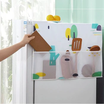 Waterproof Refrigerator Dust Cover Multi-function Microwave Fridge Cover with Storage Bag Organizer Home Kitchen Supplies
Waterproof Refrigerator Dust Cover Multi-function Microwave Fridge Cover with Storage Bag Organizer Home Kitchen Supplies