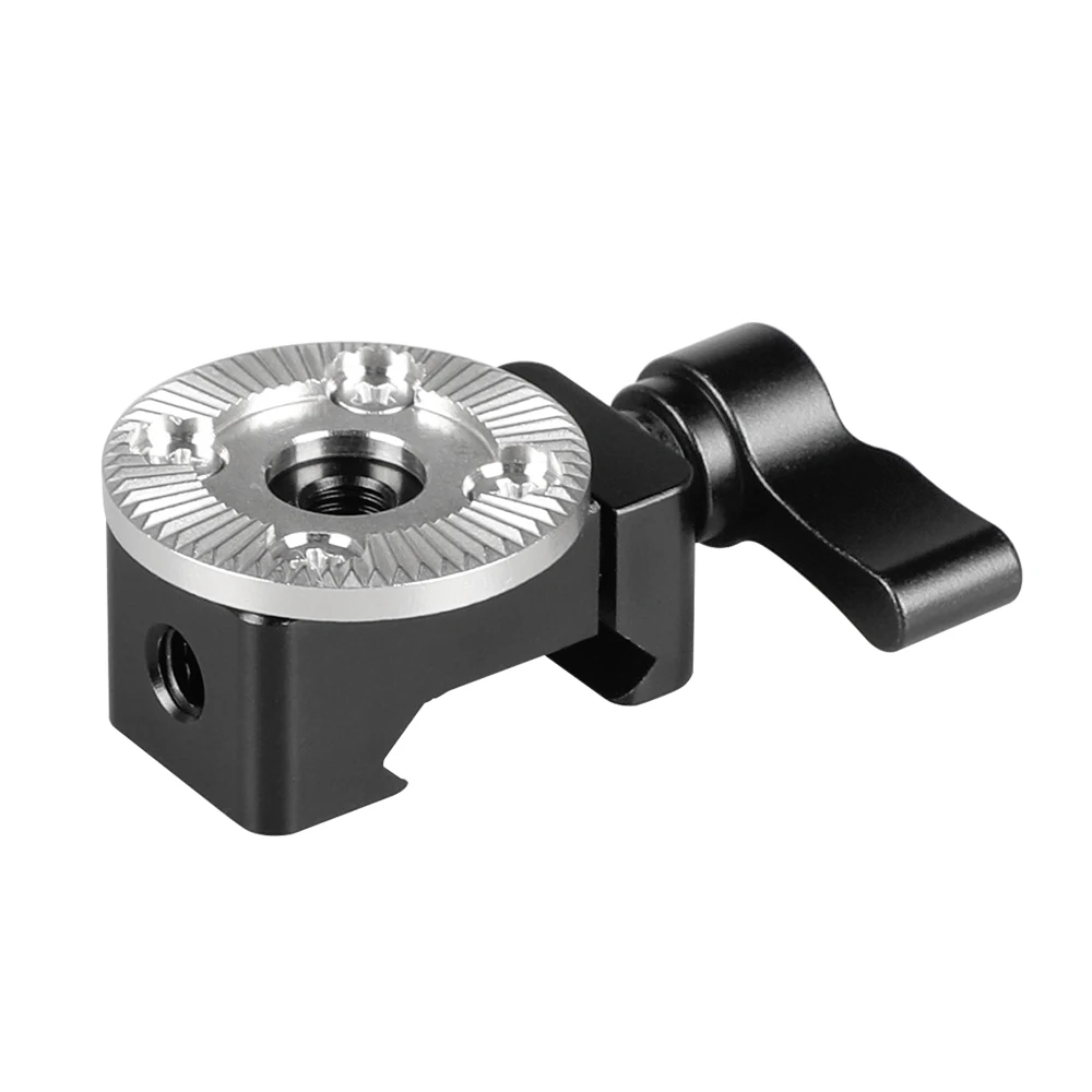HDRIG QR Quick Release NATO Clamp Clip With ARRI Rosette M6 Thread Mount for Camera Cage Handle Grip Aluminum
HDRIG QR Quick Release NATO Clamp Clip With ARRI Rosette M6 Thread Mount for Camera Cage Handle Grip Aluminum