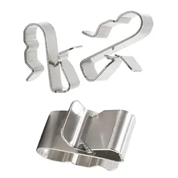 50Pcs 2x4mm Stainless Steel Solar PV Cable Clip For System Mounting Installation L9BC
50Pcs 2x4mm Stainless Steel Solar PV Cable Clip For System Mounting Installation L9BC